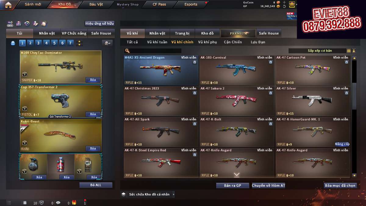 shop acc cf uy tin gia re